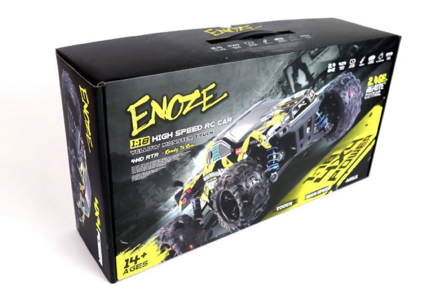 ES-Toys RC Elektro Buggy Maßstab 1:18 HS301-1E Fernsteuerung Stoßdämpfer 25A ESC schwarz