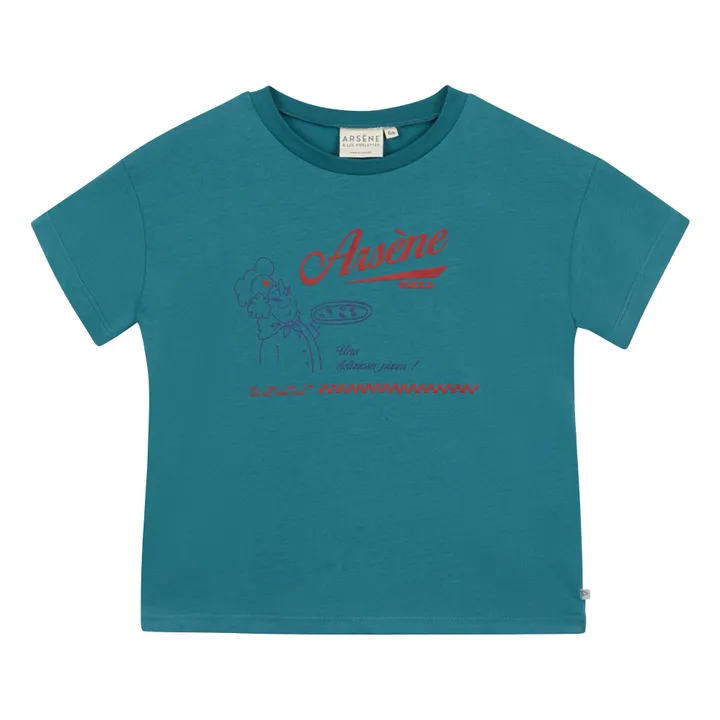 Arsène et Les Pipelettes T-Shirt Favio Coton Bio | Vert