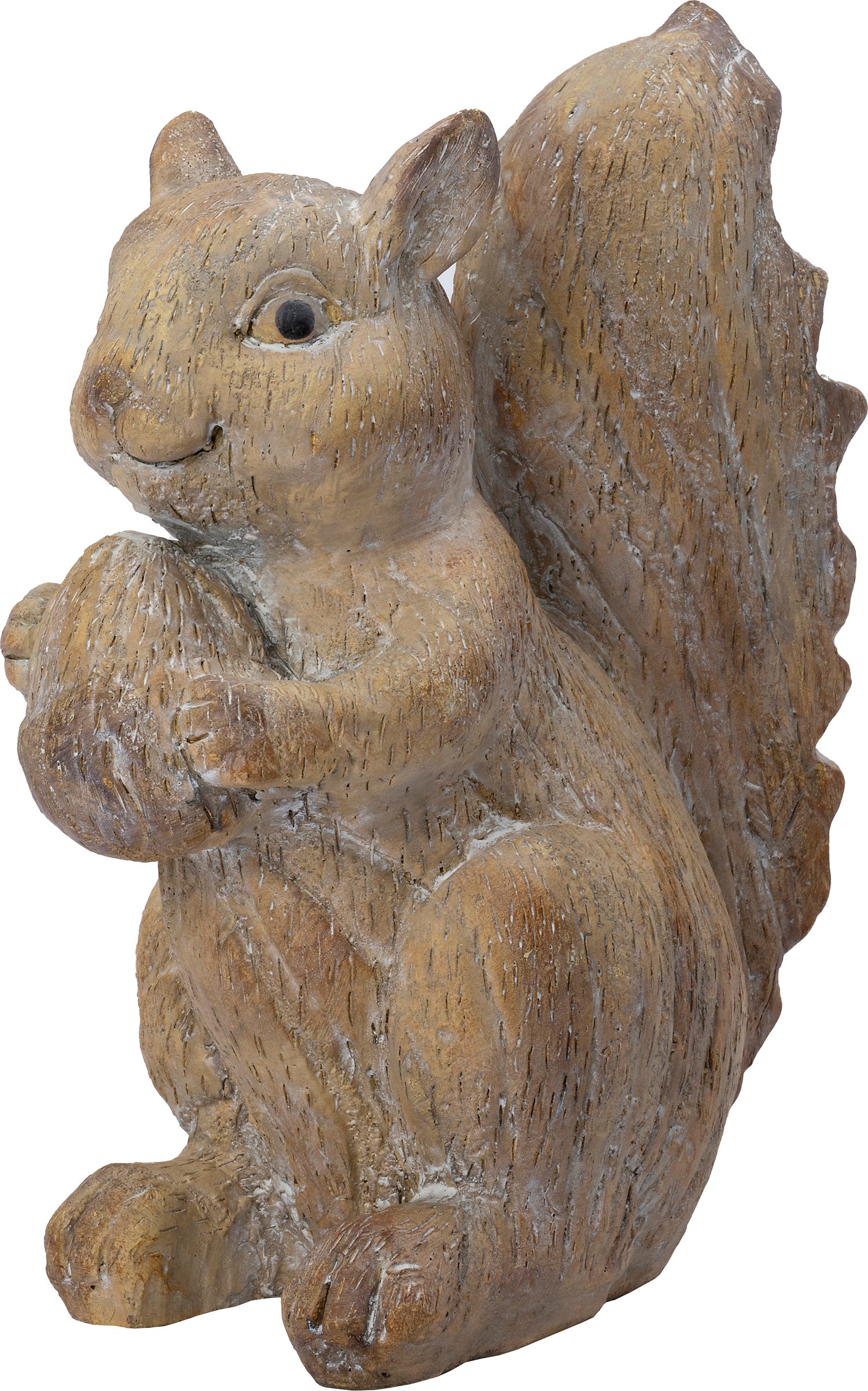 Intratuin tuinbeeld Hazel eekhoorn naturel 16,6 x 10 x 22 cm