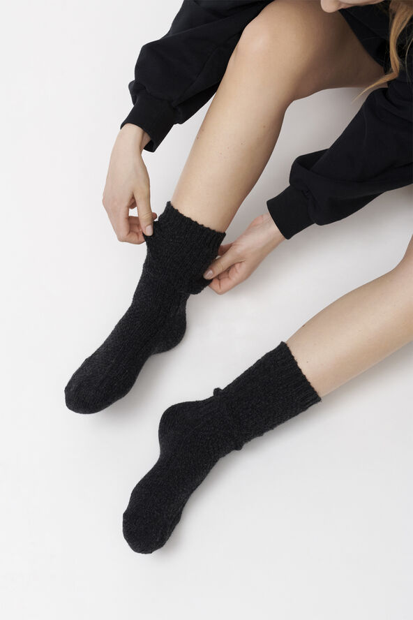 Moshi Moshi Mind winter socks Charcoal melange