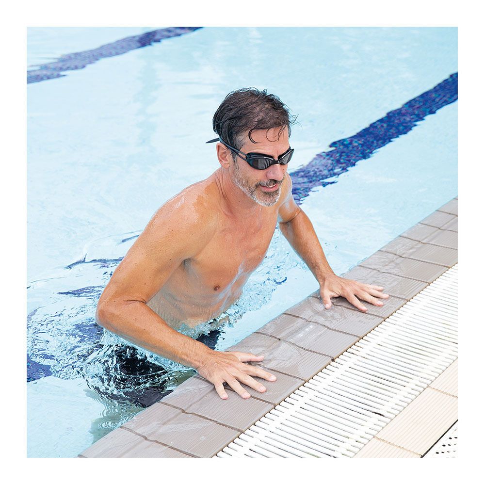 Zoggs TIGER - Lunettes de natation black grey/tint smoke