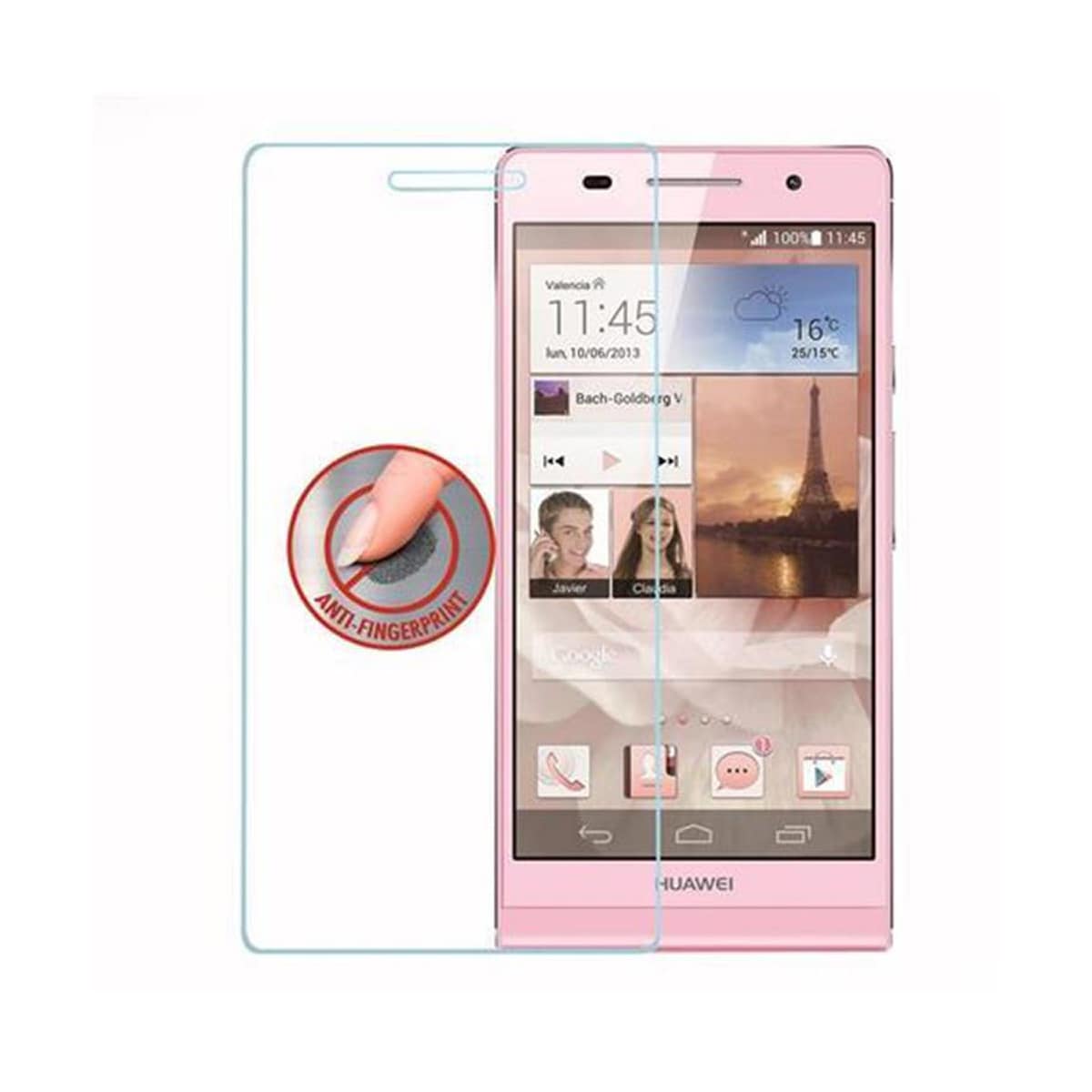 Huawei ASCEND P6 Skjermbeskytter Skärmskydd