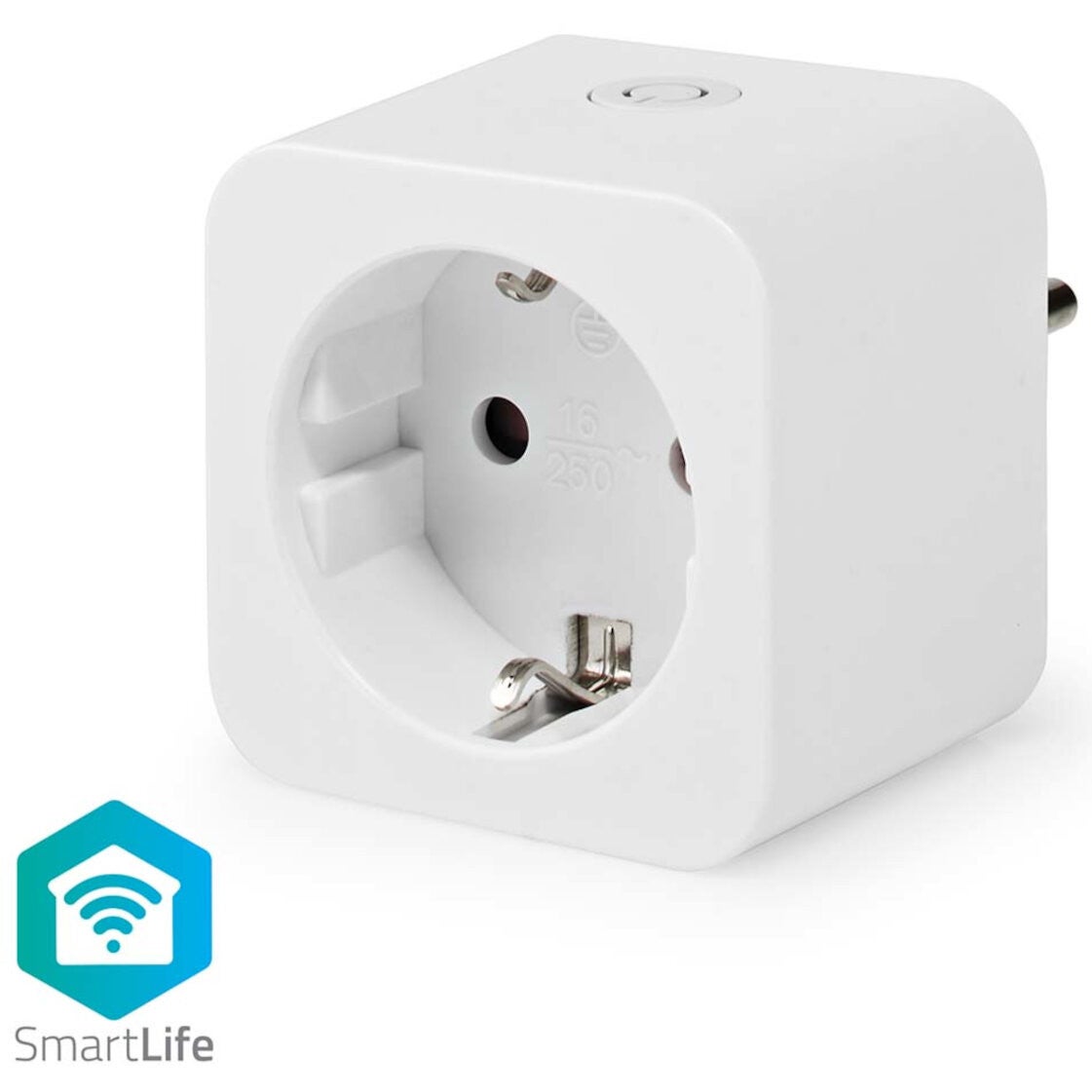 Nedis WIFIP121FWT Smartlife smart stekker met energiemeter