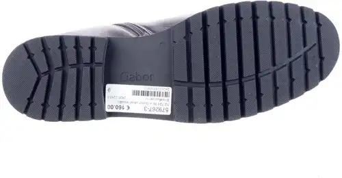 52.724.90 H Gabor zilver metallic - maat 8.5 enkellaars zilver metallic - maat 8.5 Calandschoen