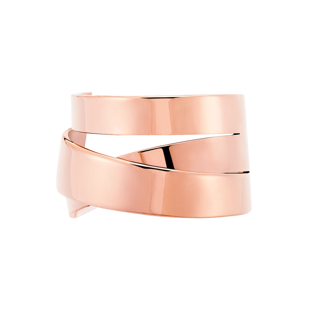 Bague Pure Acier Rose