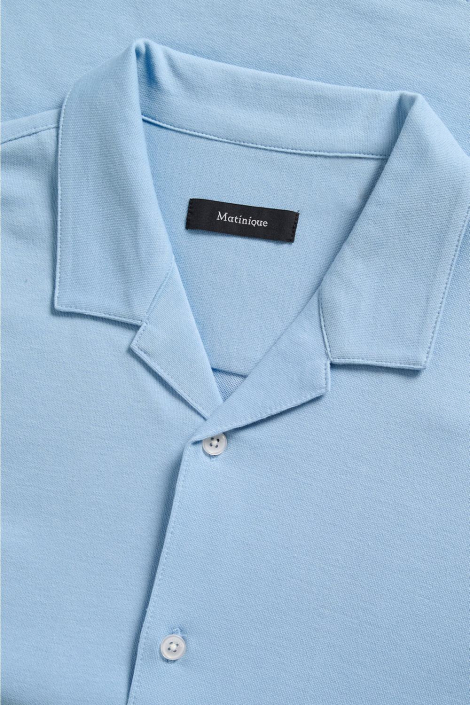 Matinique blauwe heren overhemd