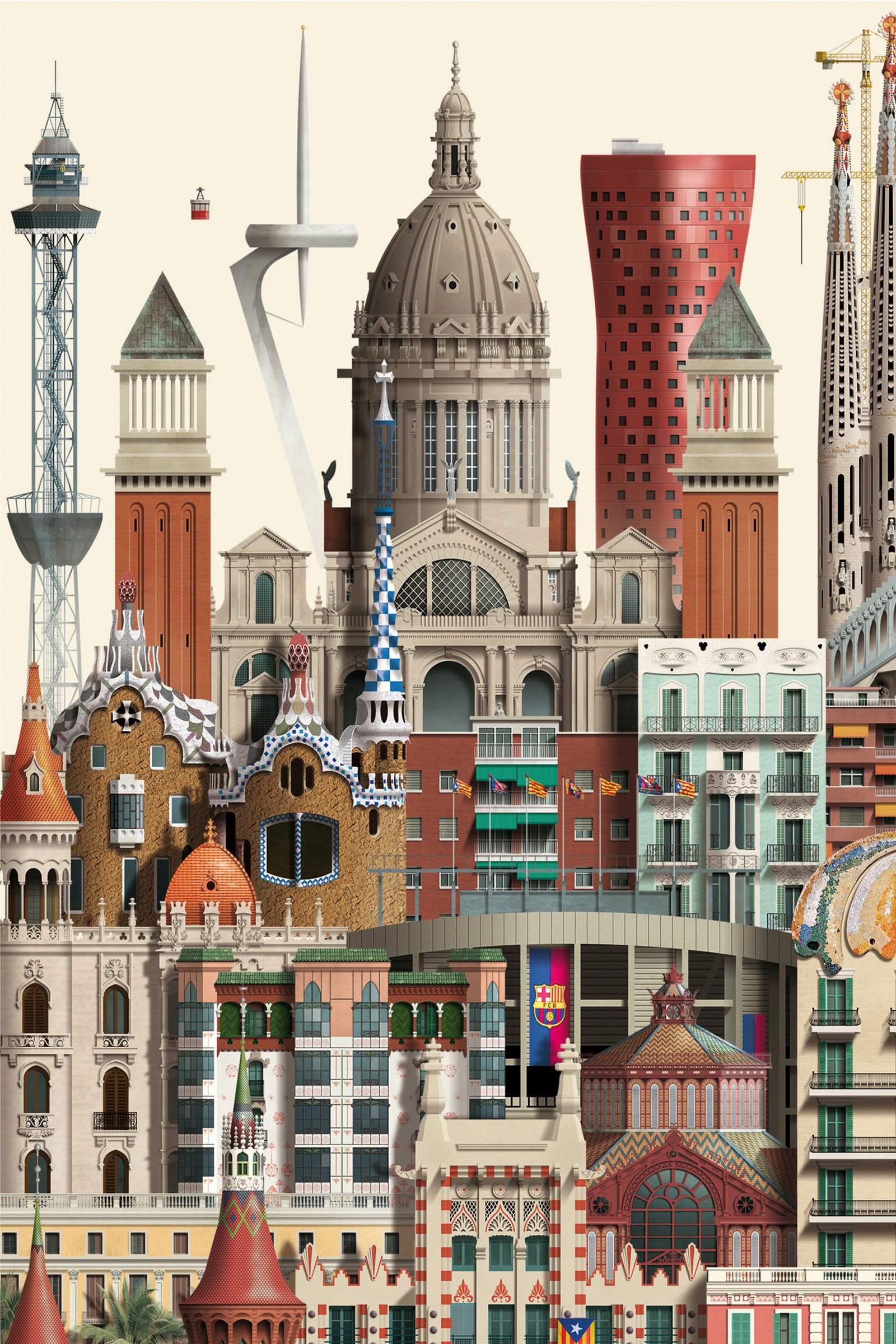 Barcelona by Martin Schwartz - Open Edition.