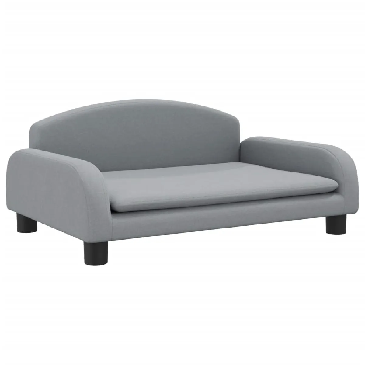 vidaXL Canapé pour enfants - Gris clair