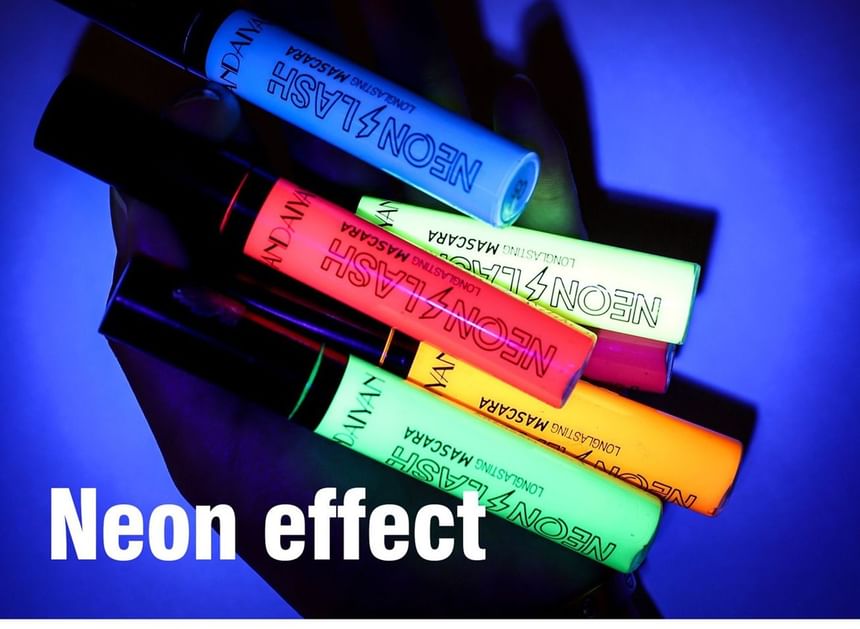 HANDAIYAN - Neon Lash Fluorescent Color Mascara - 6 kleuren