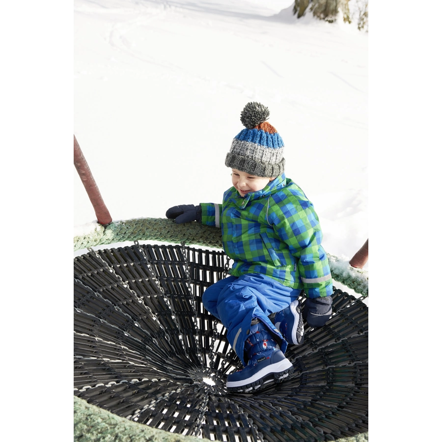 Playshoes Winter-Bootie Weltraum marine