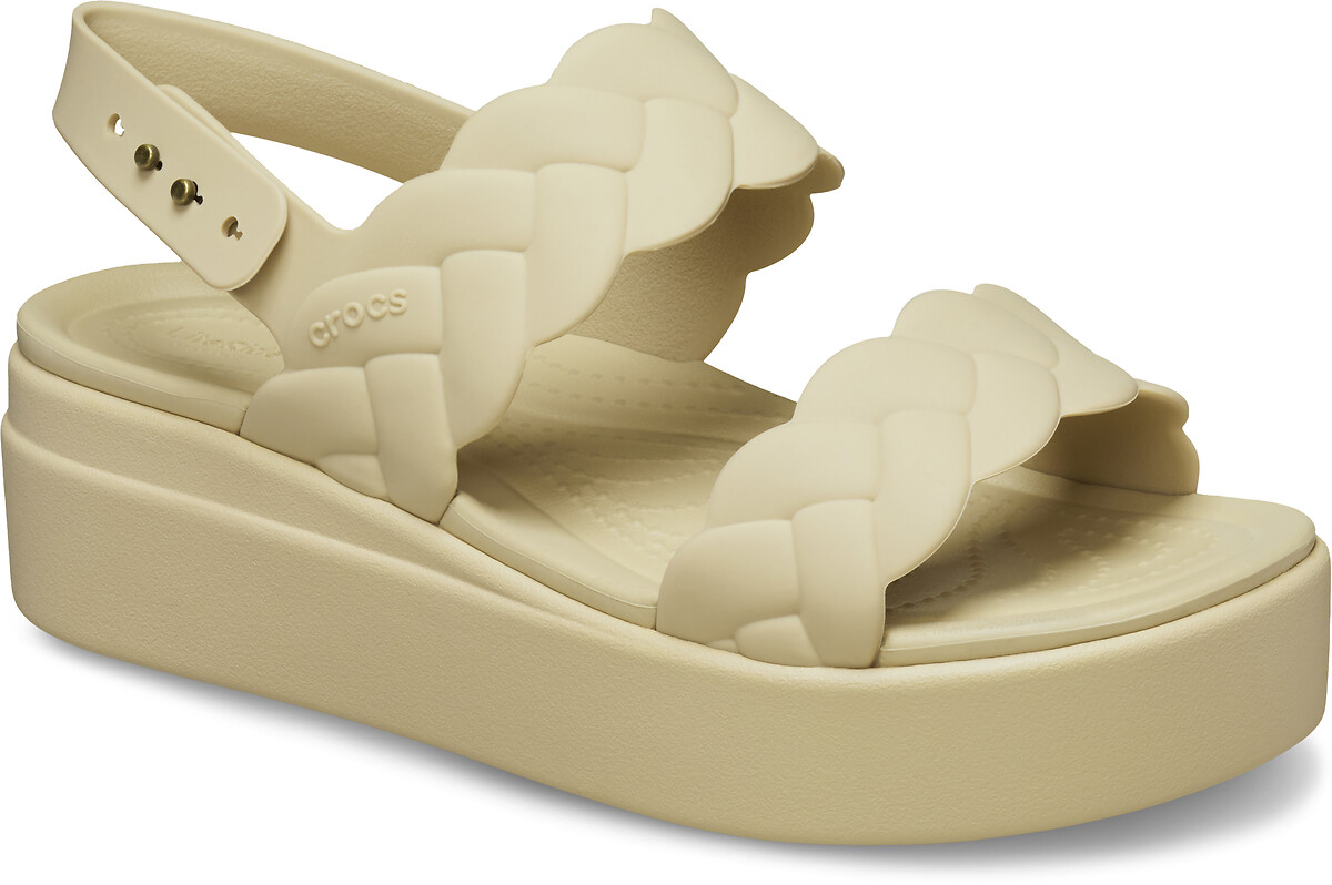 CROCS<br>Sandálias com parte superior em tecido Brooklyn