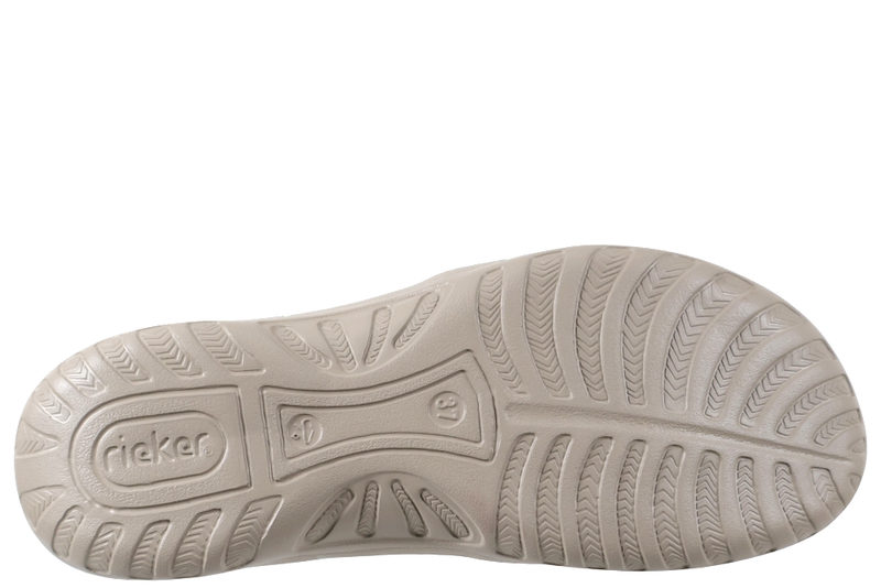 RIEKER SANDAL I GRØNT PU