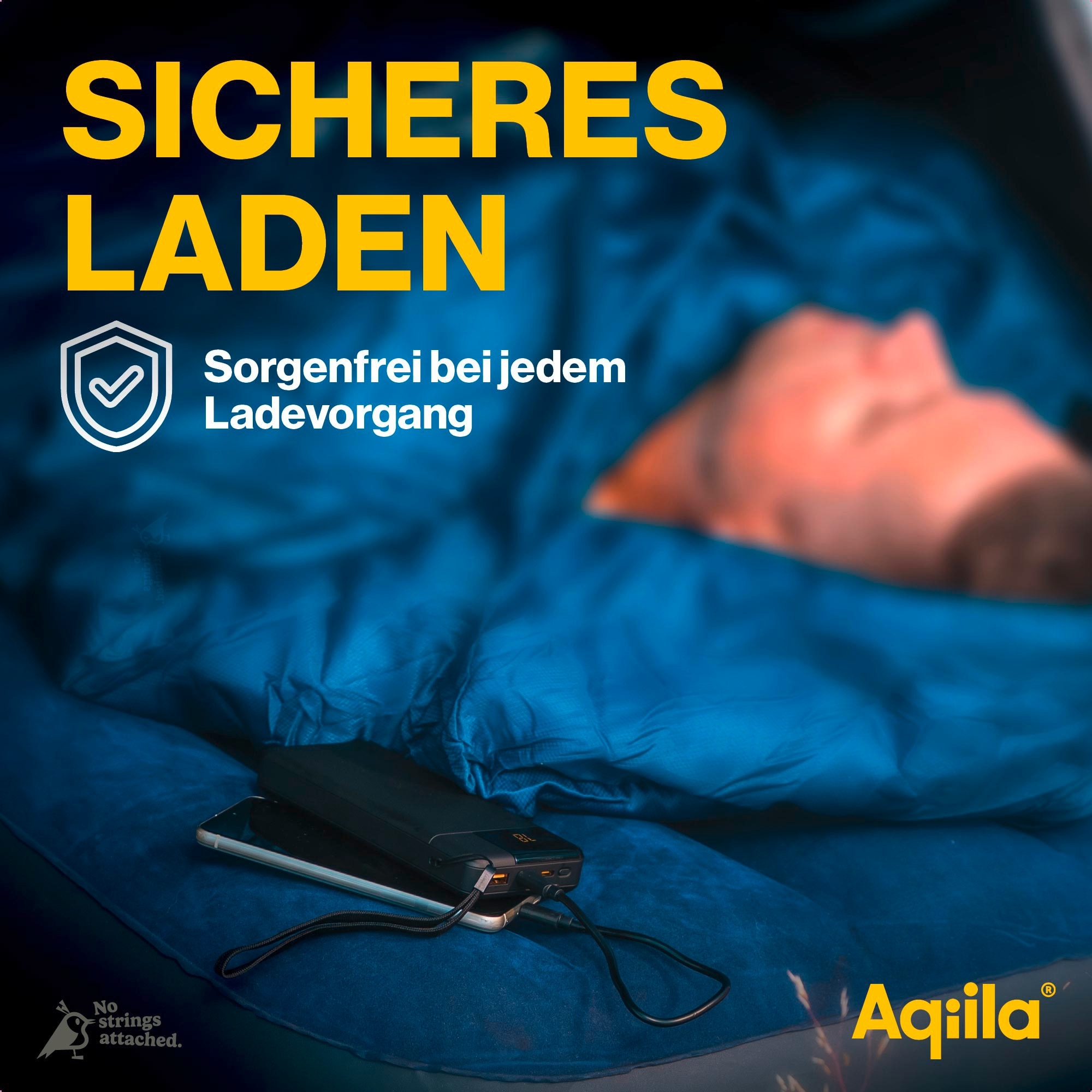 Aqiila Powerbird Powerbank 65 W 20000 mAh schwarz