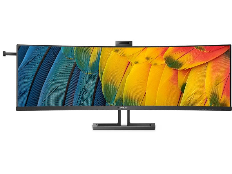 Philips Monitor 45B1U6900CH 44.5-Zoll-Business-Monitor mit integriertem KVM-Switch und Pop-Up-Webcam