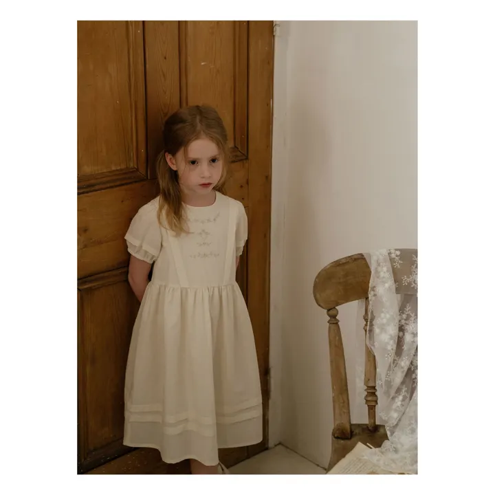Louisiella Robe Rora Brodée | Crème