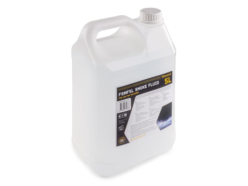 BeamZ Nebelfluid FSMF5L Low Fog 5 l Professionelles Nebelfluid, das einen Trockeneis-Effekt erzeugt