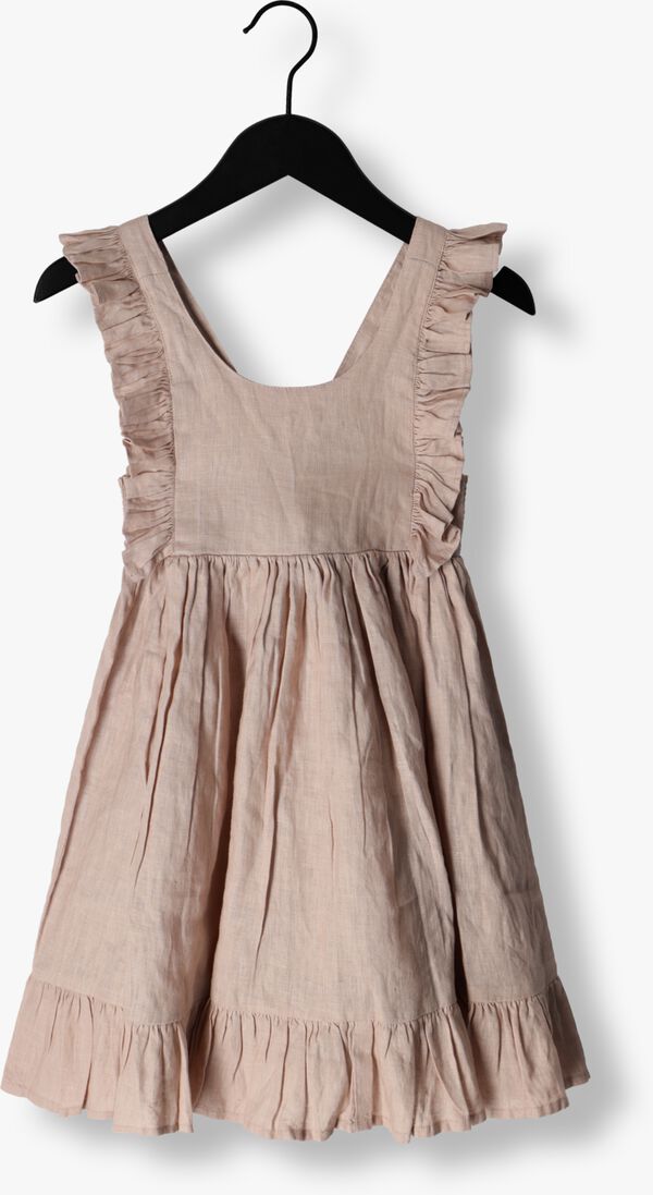 MARMAR COPENHAGEN zand marmar copenhagen midi jurk danita frill