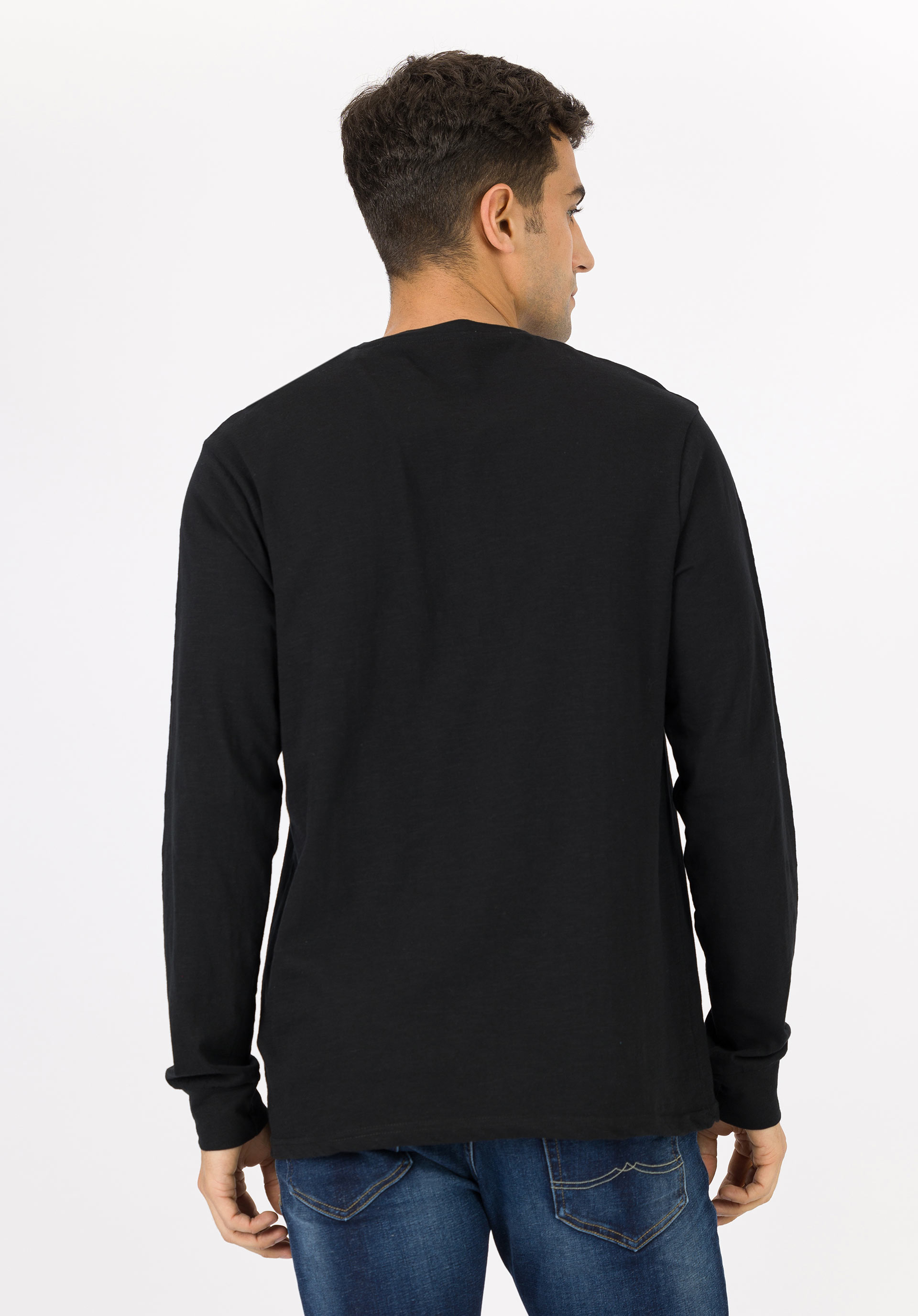 T-shirt Manga Comprida Preto