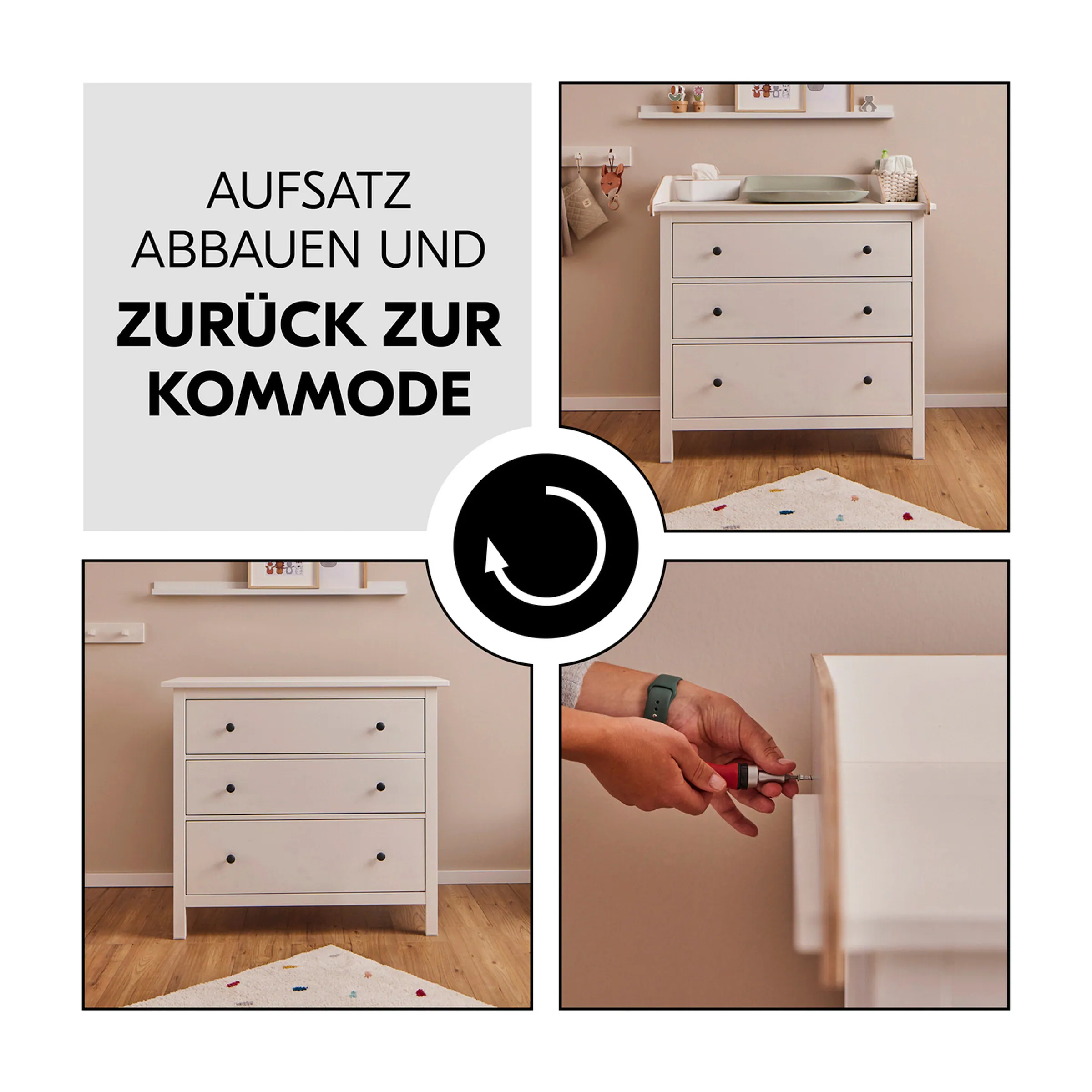 Hauck Wickelaufsatz Universal