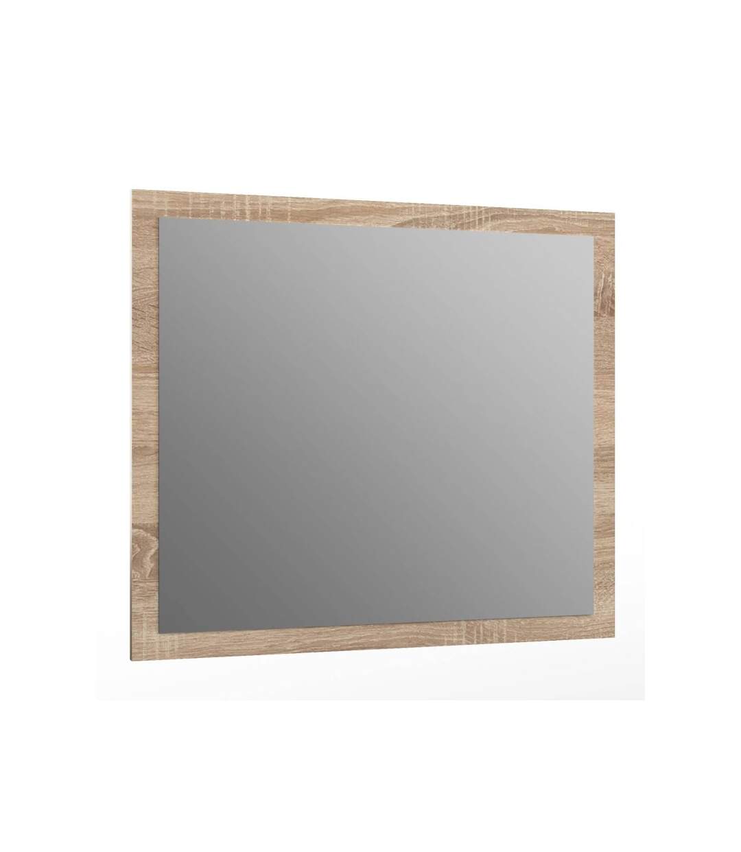 Paris Prix - Miroir Mural Déco isabelle 80cm Naturel