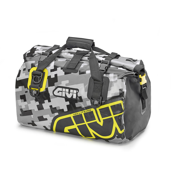 Givi - Sac rouleau étanche Easy-T EA115 Camouflage Gris / Jaune