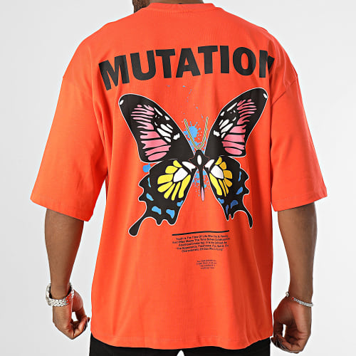 Tee Shirt Oversize Large Orange