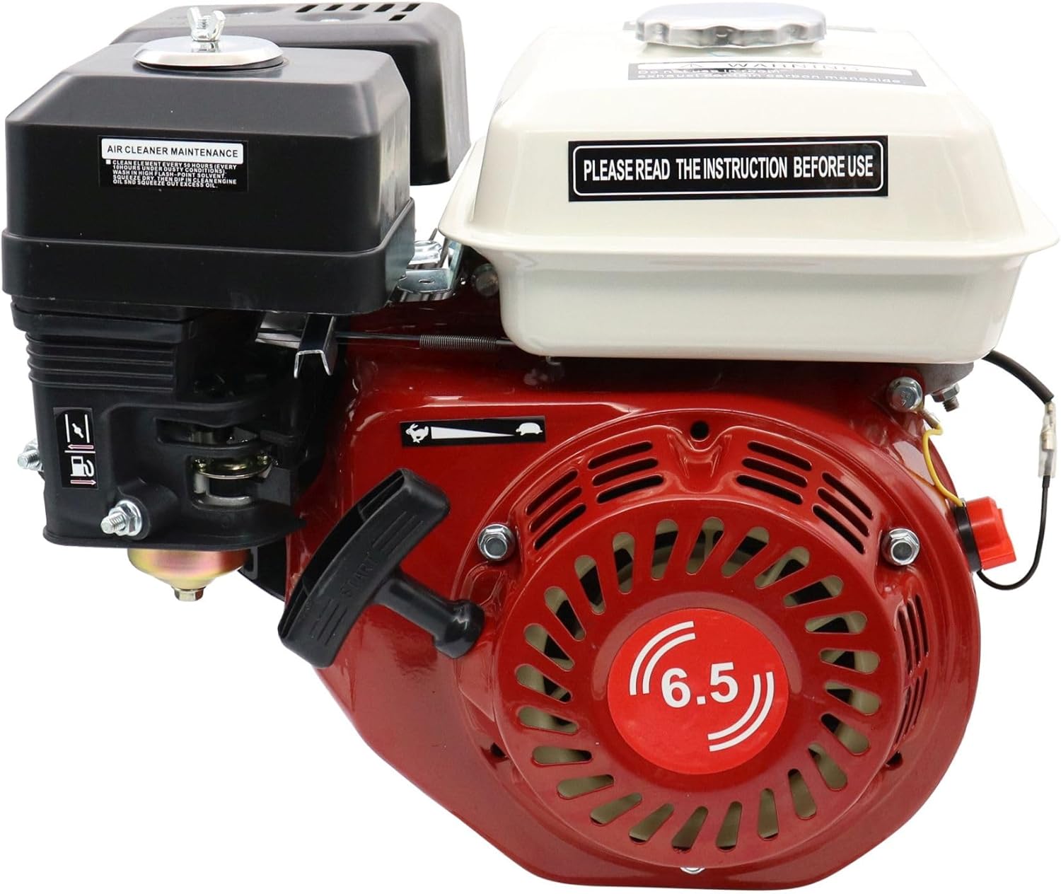 SECURA Benzinmotor 5,5 PS Secura 168F Kartmotor Leichtstartmotor Standmotor 4-Takt