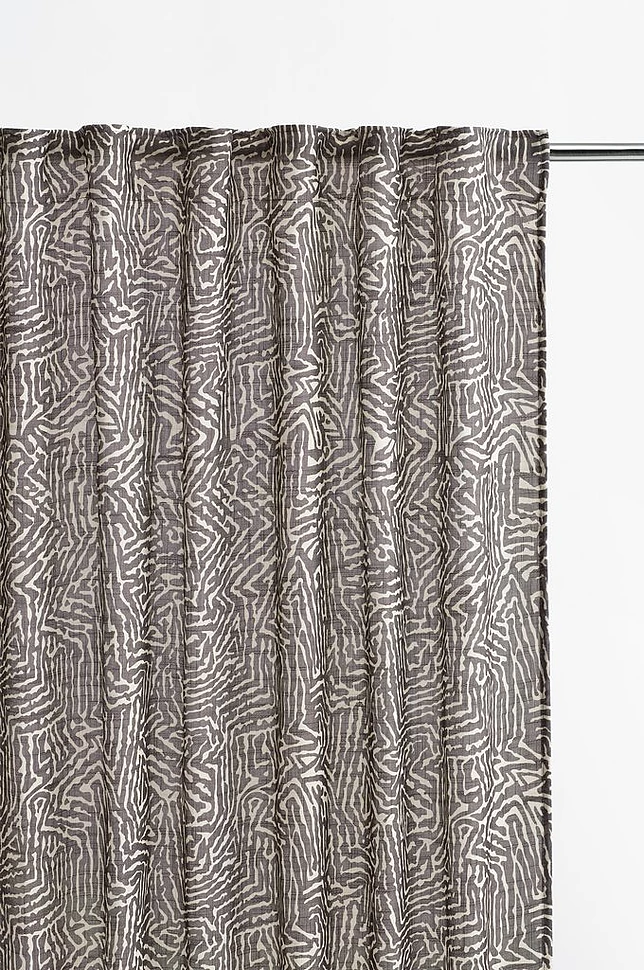BARK gardin med multifunksjonsbånd 2-pk