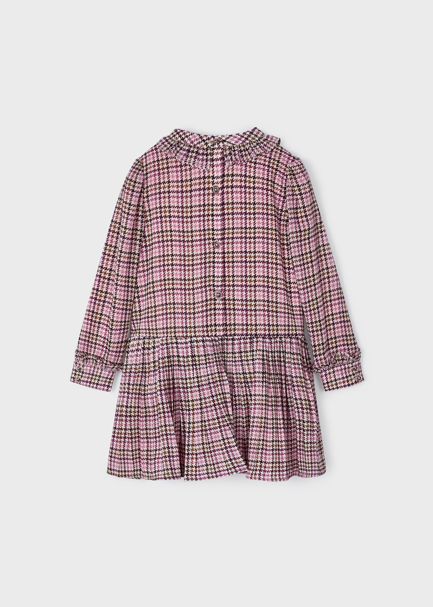 Vestido de chiffon estampado para meninas
