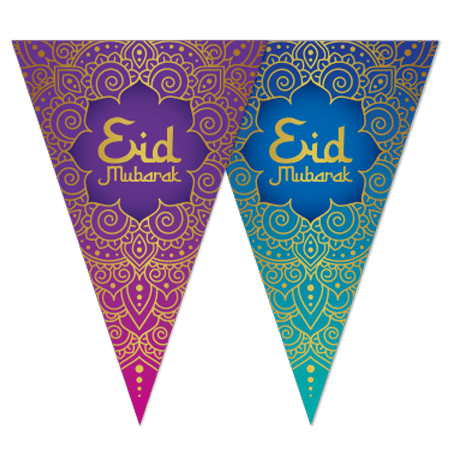 Ramadan Slinger Eid Mubarak Papier 6m