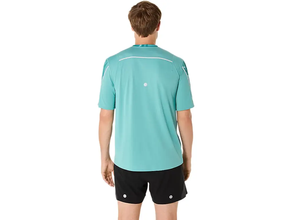 ASICS Road Lite-Show Hardloopshirt Korte Mouwen Blauw Heren
