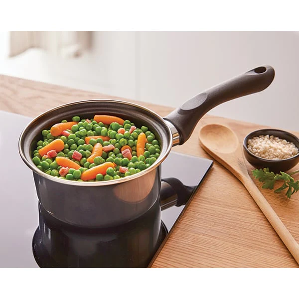 Mini casserole antiadhérente acier émaillé 14 cm Mathon