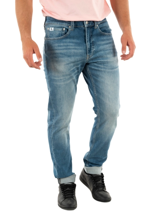 jeans calvin klein jeans slim taper 1a4 denim medium