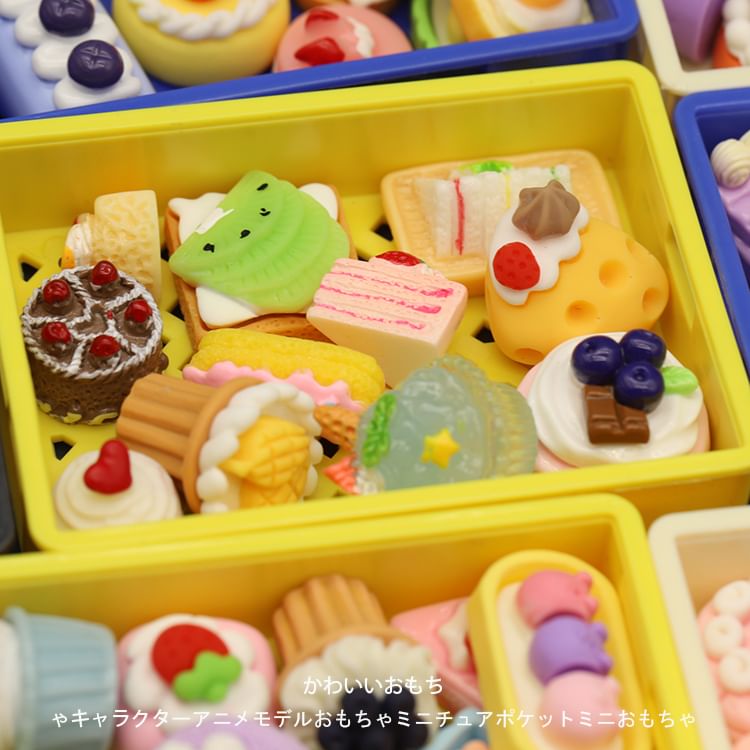 Ffeluro - Poppenhuis Miniatuur Voedsellade / Dessert / Set (Diverse Ontwerpen)
