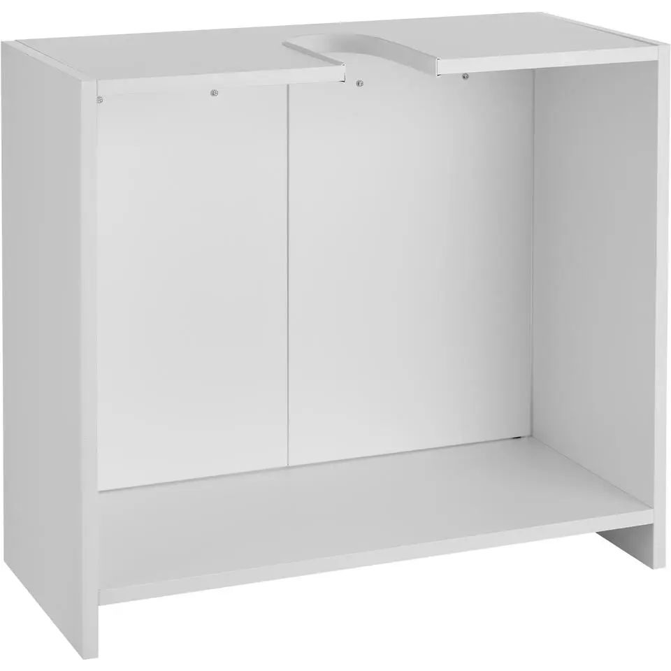 tectake Wastafelonderkast Katalina, ruim, draagkracht 20 kg, Wit