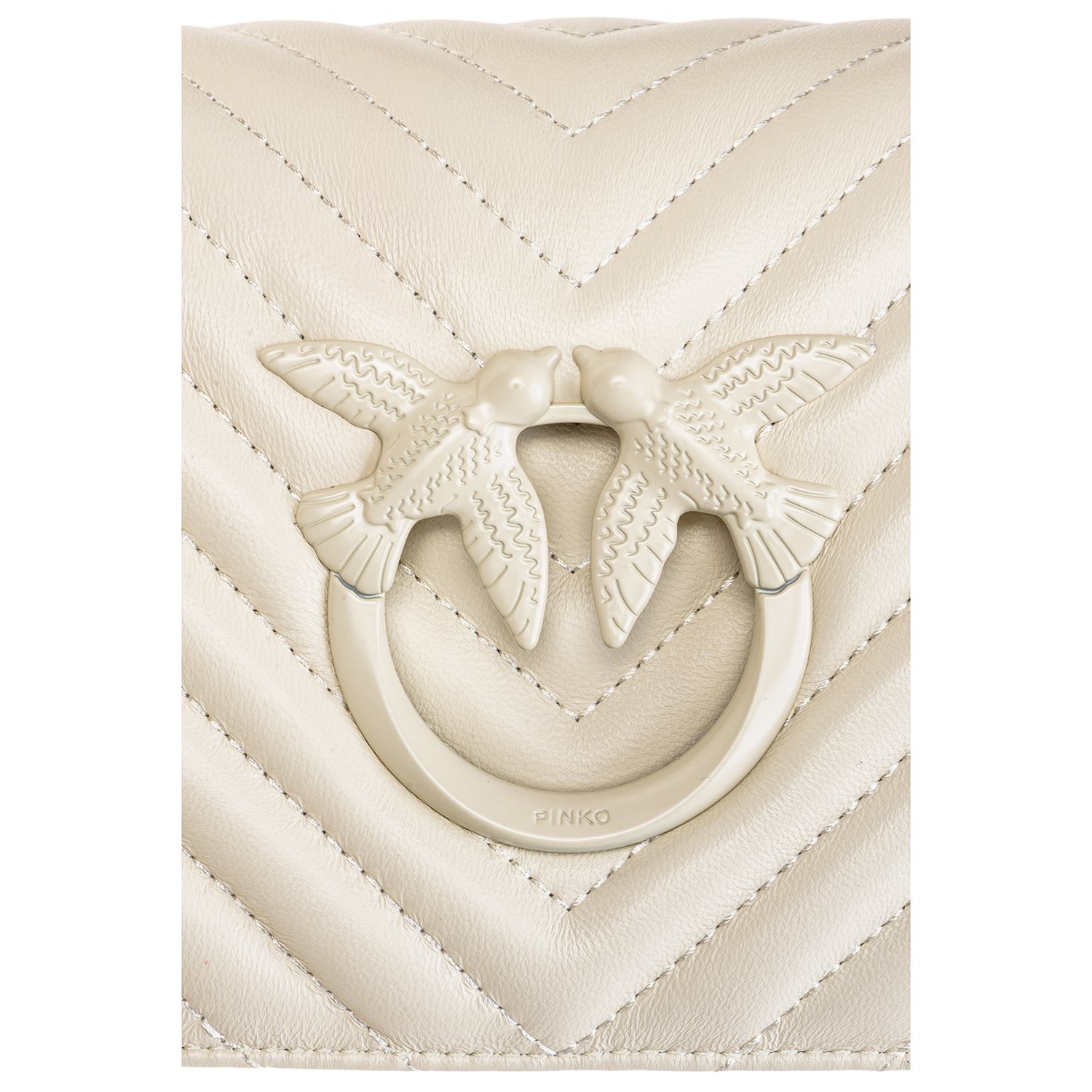 Pinko Love Click Mini CH bianco / bianco/block color