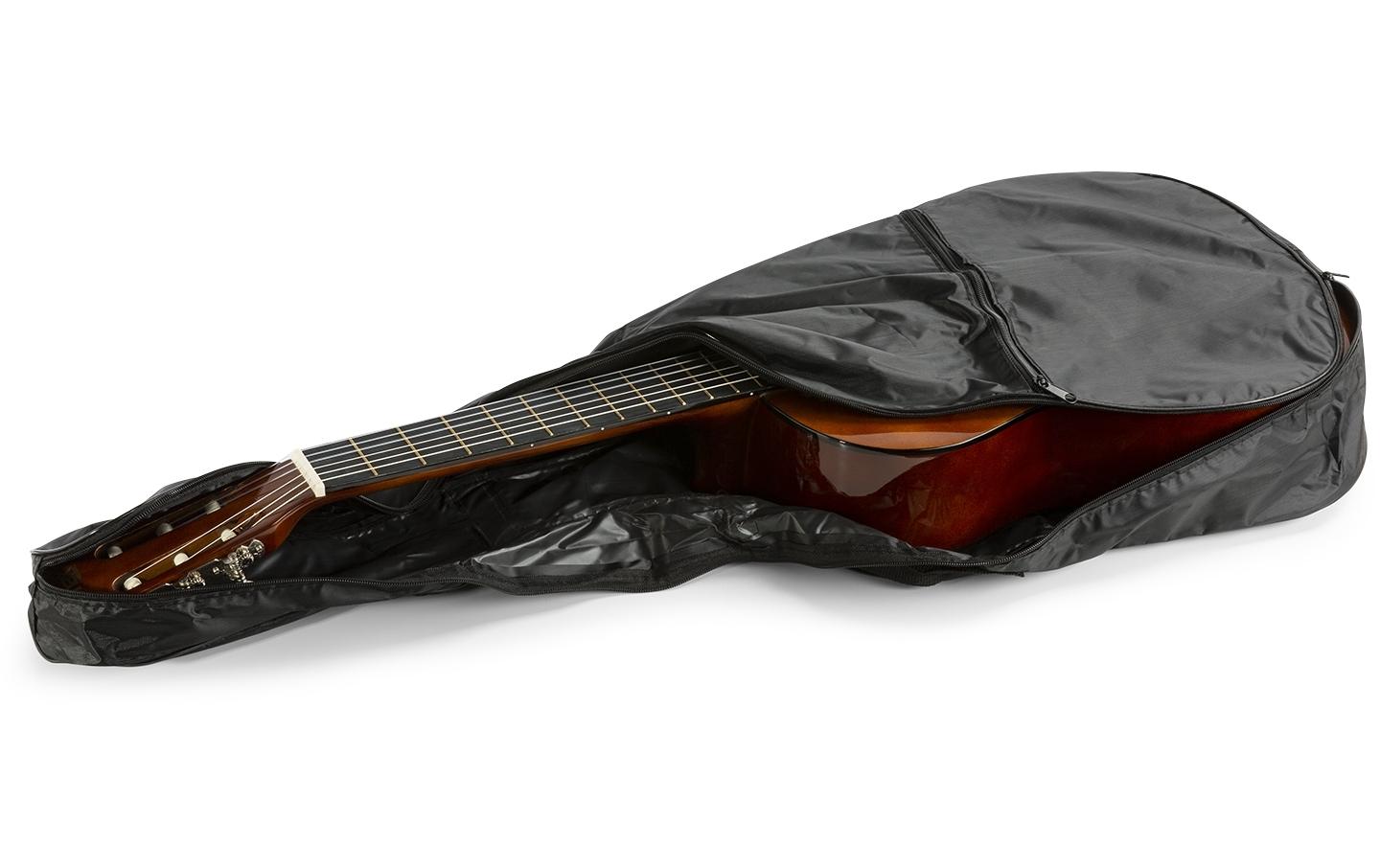 Konzertgitarre SoloArt Set Dark NaturalKlassische Gitarre mit Zubehör