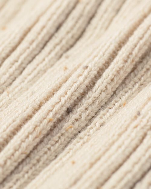 gilet maillé pour bébé écru