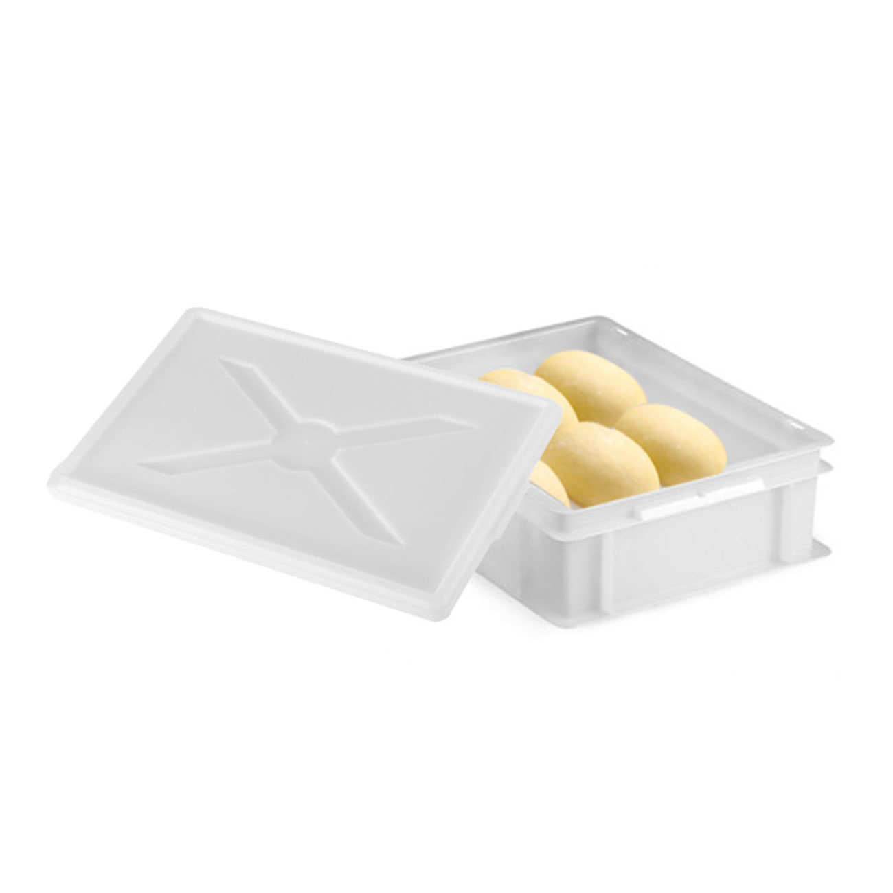Demi bac à pâtons 9L blanc (400x300x100mm) - Gilac