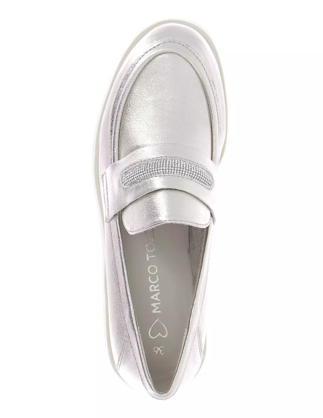 MARCO TOZZI 24700 42 957 - Mocassins & bateaux Platinum