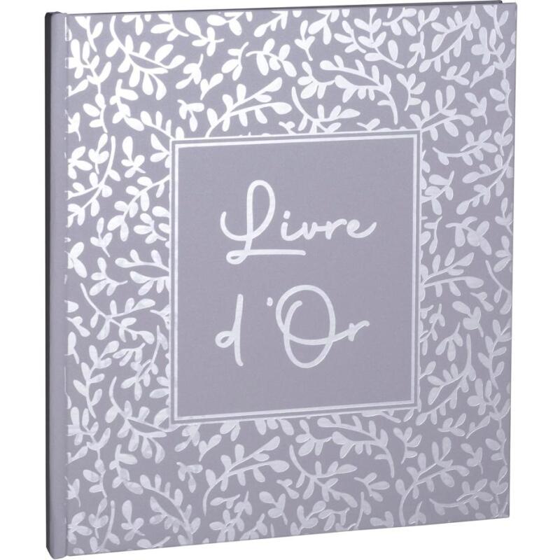 Livre d'or 140 pages tranche argent AutentiK