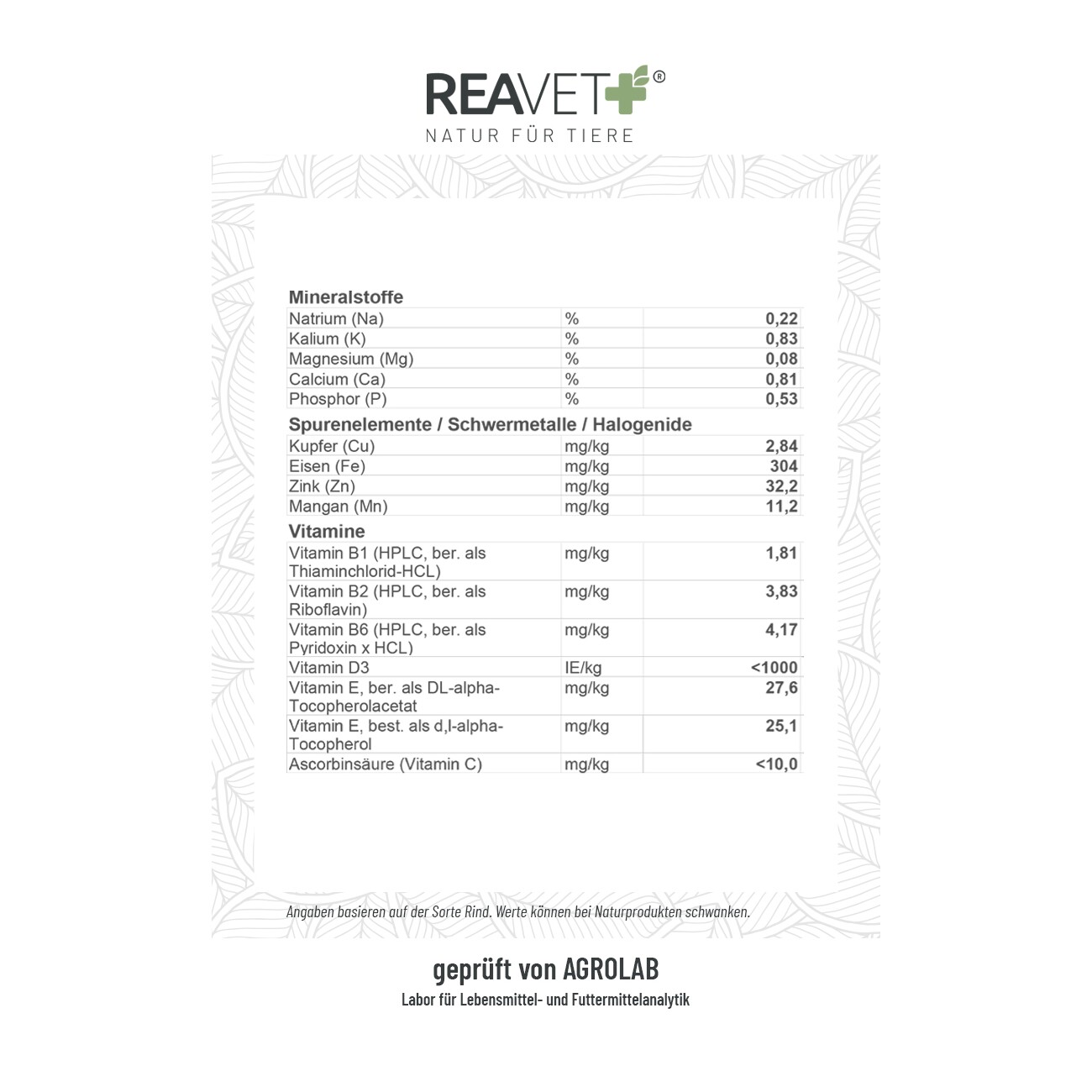 REAVET Trockenfutter Wiesenlamm mit Kartoffeln & Heidelbeeren 12kg