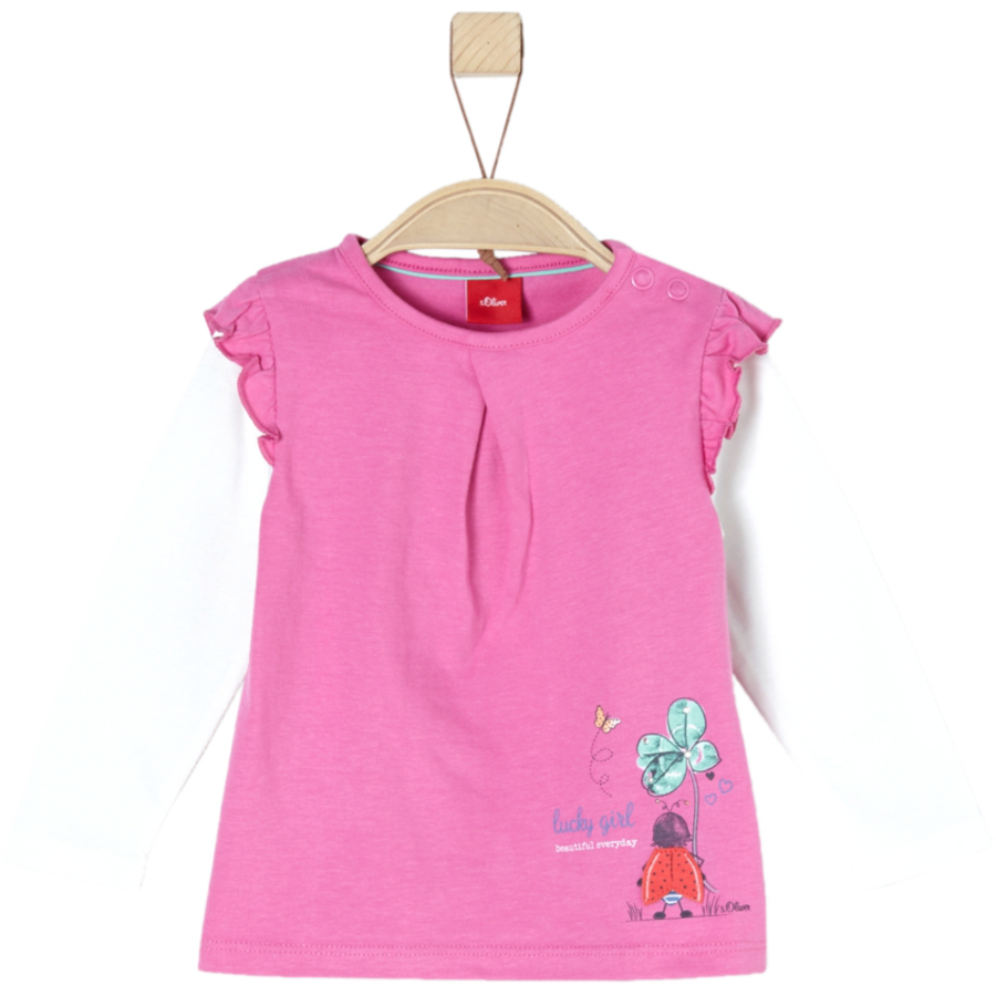 s.Oliver Girls Langarmshirt pink