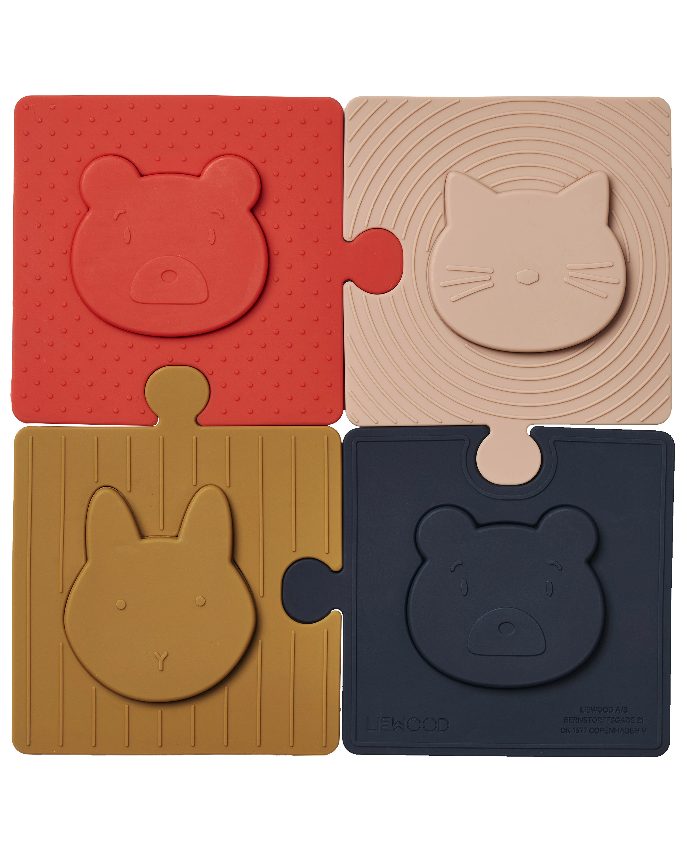 Silikon-Puzzle BODIL ANIMALS 8-teilig