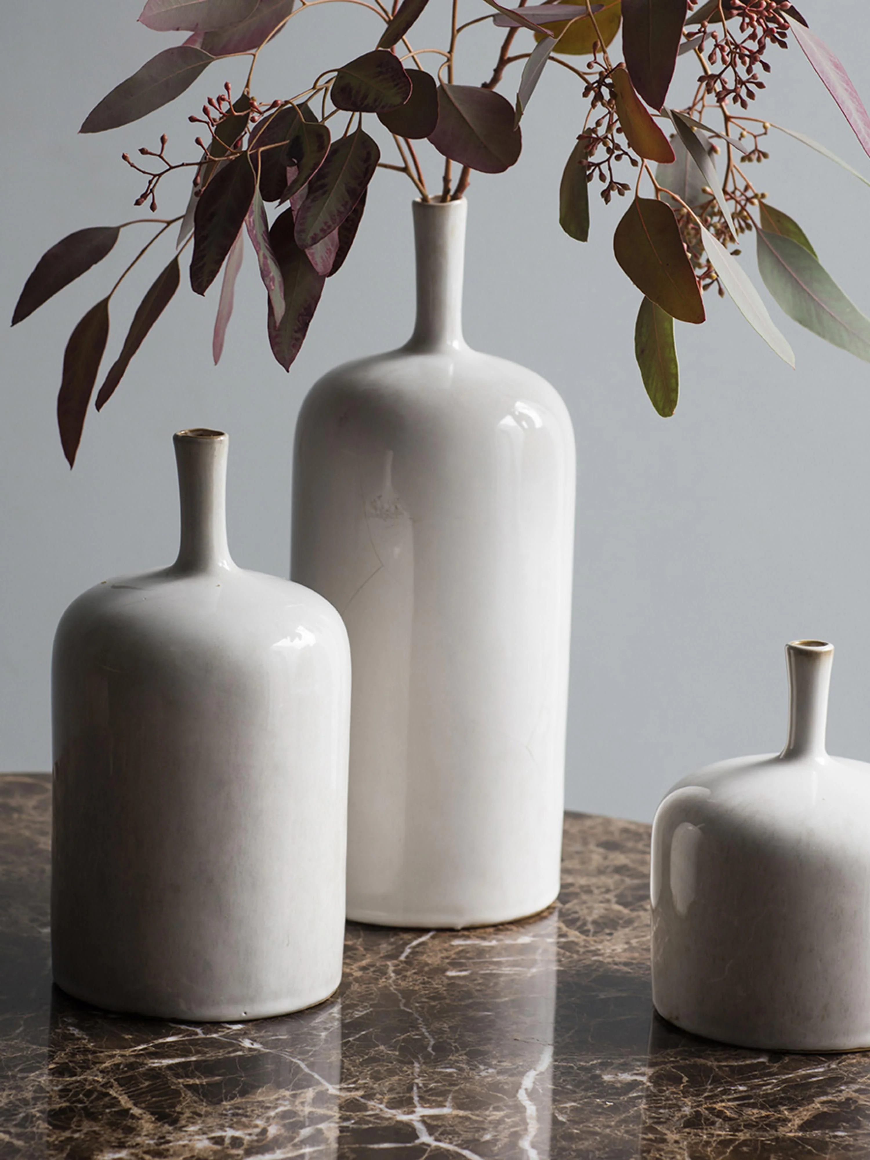 Flessenvazen Vormark, set van 3
