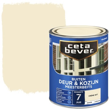 CetaBever Meesterbeits Deur & Kozijn zijdeglans dekkend crème wit 750 ml
