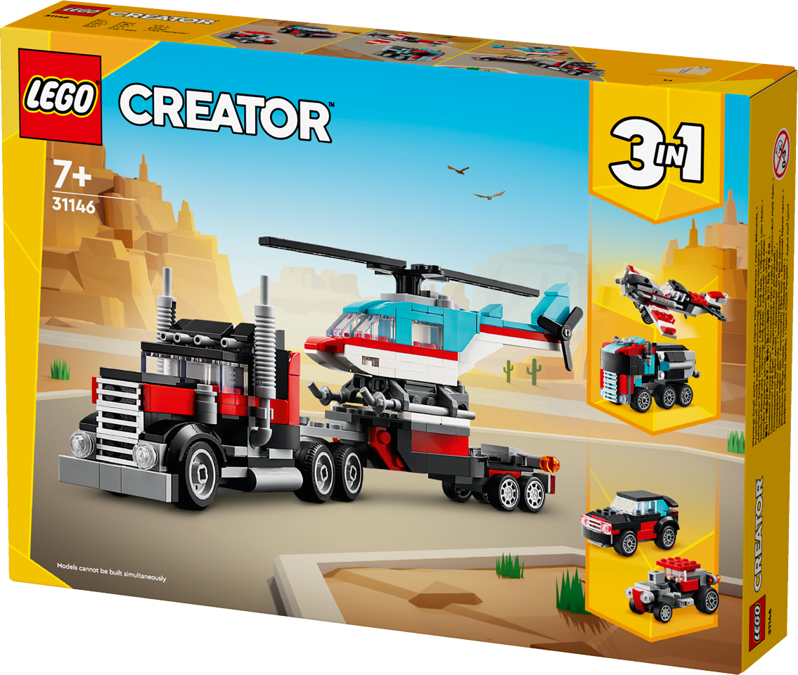 LEGO Creator - Blokvogn med helikopter (31146)