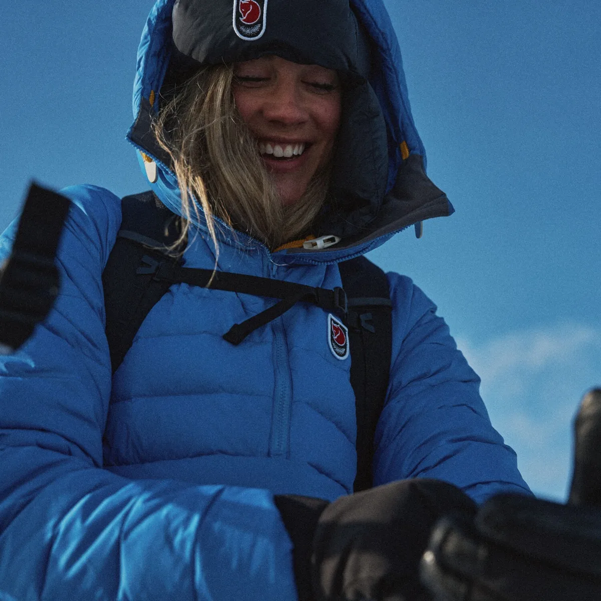 Fjällräven Expedition Pack Down Anorak W Mustard Yellow
