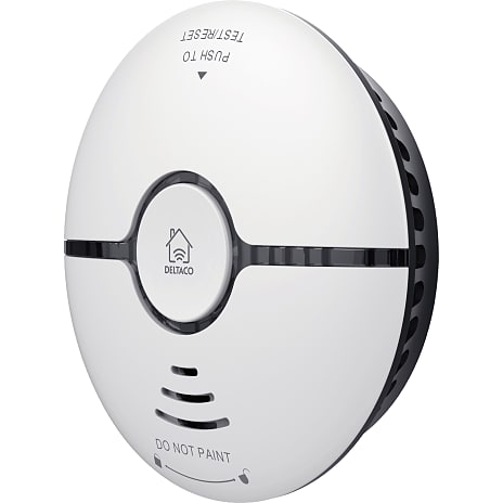 Deltaco Smart røgalarm WiFi - hvid
