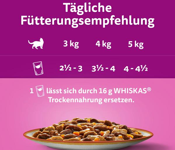 Whiskas® Nassfutter für Katzen Multipack